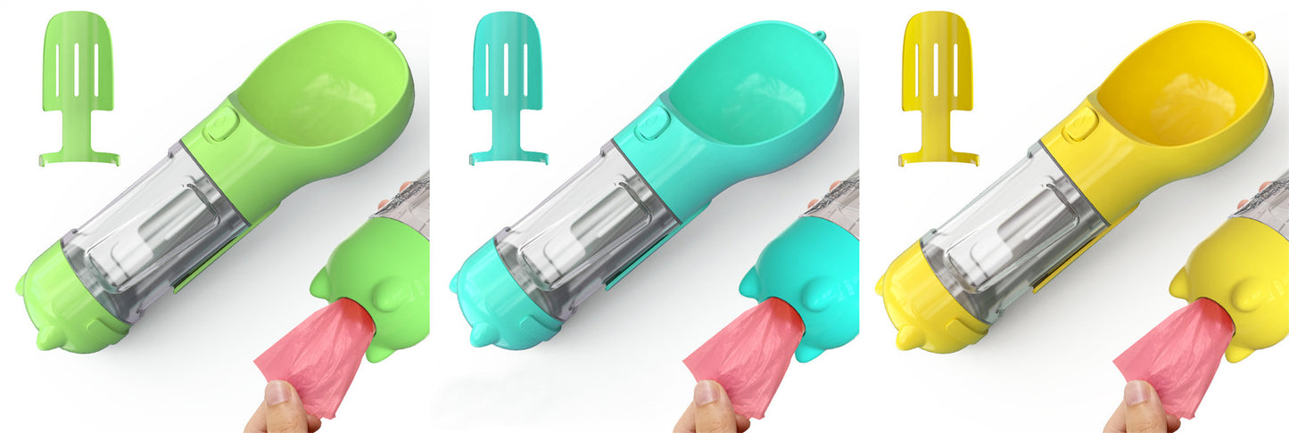 Colorful ice cream maker with pink ice cream on a white background